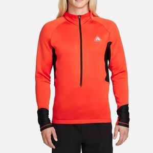 NIKE ACG Oregon Series Reissue Polartec Fleece Top Red Black Grey Men's Large
